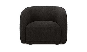 Faye Accent Chair - Black Boucle by Moe's Home Collection