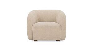 Faye Accent Chair Beige Boucle by Moe's Home Collection