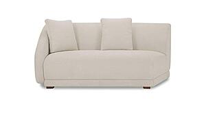 Fraser Left Arm Facing Sofa Off White by Moe's Home Collection