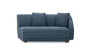 Fraser Right Arm Facing Sofa Deep Blue by Moe's Home Collection