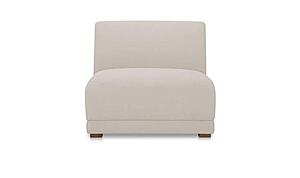 Fraser Slipper Chair Off White by Moe's Home Collection