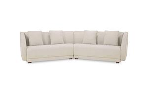 Fraser 2 Piece Modular Sofa Off White by Moe's Home Collection