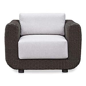 Soma Outdoor Accent Chair - Dark Brown by Moe's Home Collection