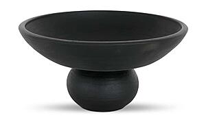 Asha Decorative Bowl - Black Terracotta by Moe's Home Collection