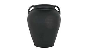 Jovi Vase Black Terracotta by Moe's Home Collection