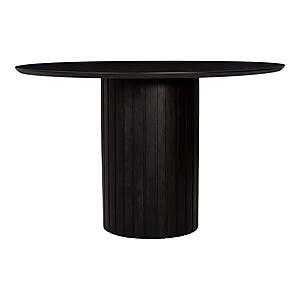 Povera Round Dining Table Black by Moe's Home Collection