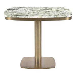 Celeste Cafe Table Green Onyx Marble by Moe's Home Collection