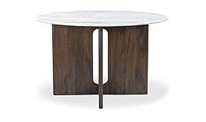 Stanley Dining Table White Marble by Moe's Home Collection