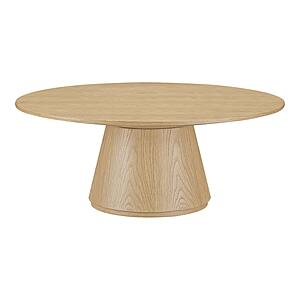 Otago Coffee Table Natural Oak by Moe's Home Collection