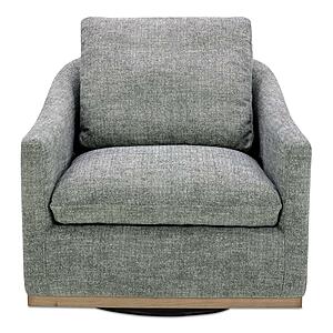 Linden Swivel Chair Slated Moss by Moe's Home Collection