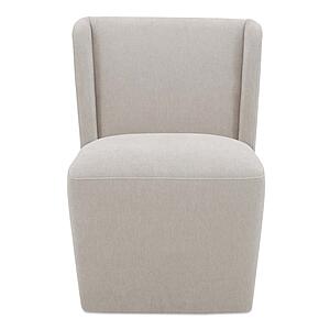 Cormac Rolling Dining Chair Warm Sand by Moe's Home Collection
