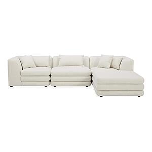 Lowtide Lounge Modular Sectional Warm White by Moe's Home Collection