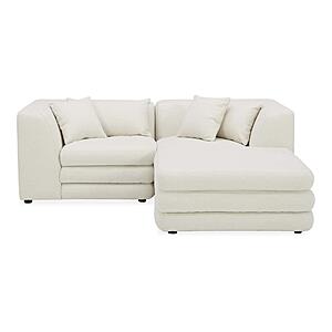 Lowtide Nook Modular Sectional Warm White by Moe's Home Collection