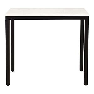 Parson Marble Mini Desk White by Moe's Home Collection