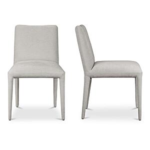 Calla Dining Chair Light Grey - Set of 2 by Moe's Home Collection