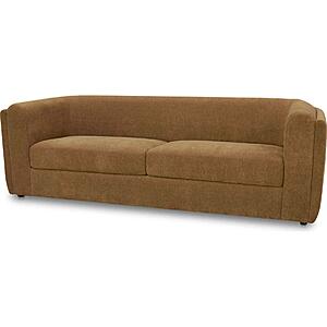 Alora Sofa Fabric Ochre Brown by Moe's Home Collection