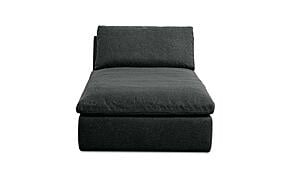 Miles Outdoor Chaise Speckled Charcoal by Moe's Home Collection