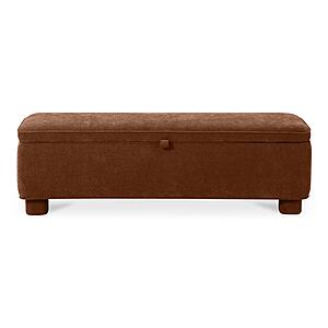 Ichigo Storage Bench Deep Orange by Moe's Home Collection