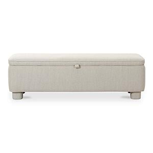 Ichigo Storage Bench Light Grey by Moe's Home Collection