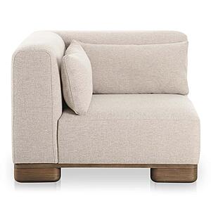 June Corner Chair Oatmeal by Moe's Home Collection