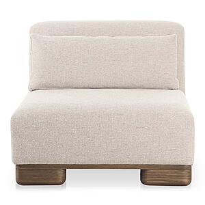 June Slipper Chair Oatmeal by Moe's Home Collection