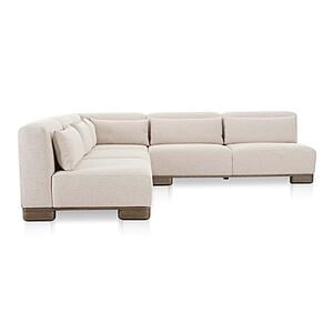 June Corner Modular Sectional Oatmeal by Moe's Home Collection