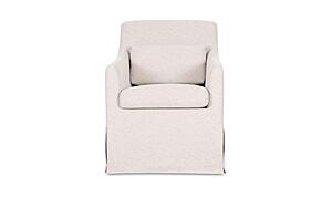 Lydia Slipcover Dining Chair Beige by Moe's Home Collection
