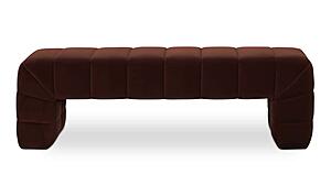 Verity Bench - Warm Brown by Moe's Home Collection
