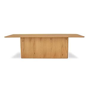 Winston Dining Table Rustic Oak by Moe's Home Collection