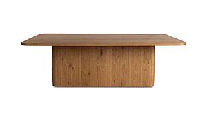 Winston Coffee Table Rustic Oak by Moe's Home Collection