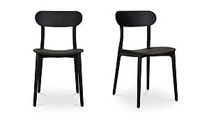 Kent Outdoor Dining Chair Black - Set of 2 by Moe's Home Collection
