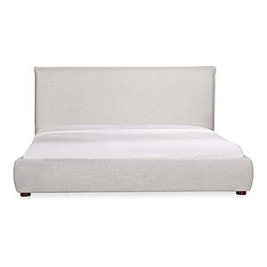 Luzon Queen Bed - Light Grey by Moe's Home Collection