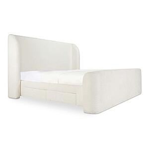 Sophia King Storage Bed Cream by Moe's Home Collection
