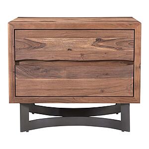 Bent Nightstand Brown by Moe's Home Collection