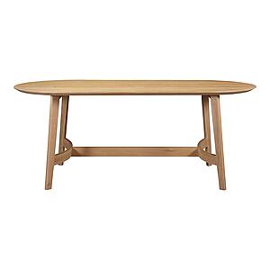 Trie Small Dining Table Natural by Moe's Home Collection