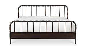 Vivian King Bed Dark - Brownn by Moe's Home Collection