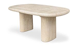 Warby Outdoor Dining Table Beige by Moe's Home Collection