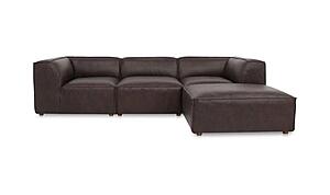 Form Lounge Modular Sectional Espresso Brown by Moe's Home Collection