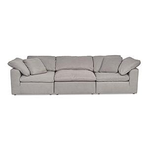 Terra Modular Sofa Light Grey by Moe's Home Collection