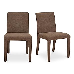 Monte Dining Chair Brown - Set of 2 by Moe's Home Collection