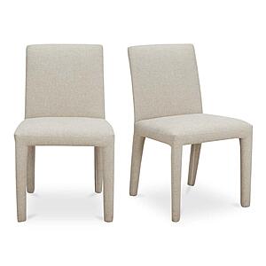 Monte Dining Chair Beige - Set of 2 by Moe's Home Collection