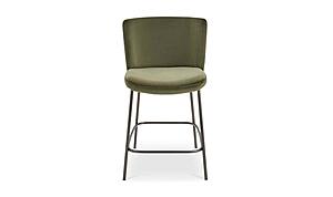 Early Counter Stool Faux Green Mohair by Moe's Home Collection