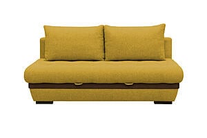 Neptune Sofa Bed Sleeper (Queen Size) Mustard w/Dark Accent by Prestige Furnishings
