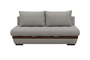Neptune Sofa Bed Sleeper (Queen Size) Medium Gray w/Dark Accent by Prestige Furnishings