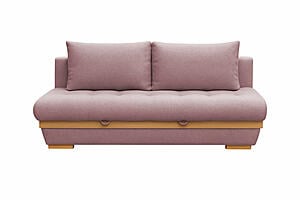 Neptune Sofa Bed Sleeper (Queen Size) Pink w/Light Accent by Prestige Furnishings