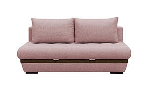 Neptune Sofa Bed Sleeper (Queen Size) Pink w/Dark Accent by Prestige Furnishings
