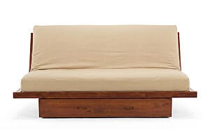 Okinawa Futon Frame with Drawer and Storage Rack by Prestige