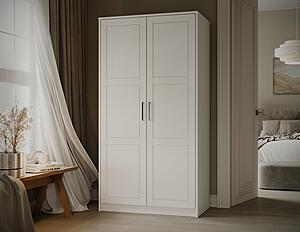 Urban 2-Door Wardrobe Armoire w/Raised Panel by Palace Imports