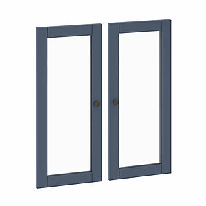 Modular Double Glass 2 Door by Palace Imports