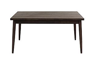 F2496 Wood Dining Table Walnut by Poundex